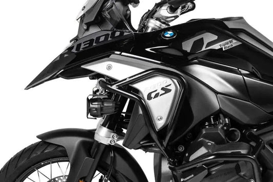 Defensa Alta Negra para BMW R 1300 GSA con Defensa Baja OEM