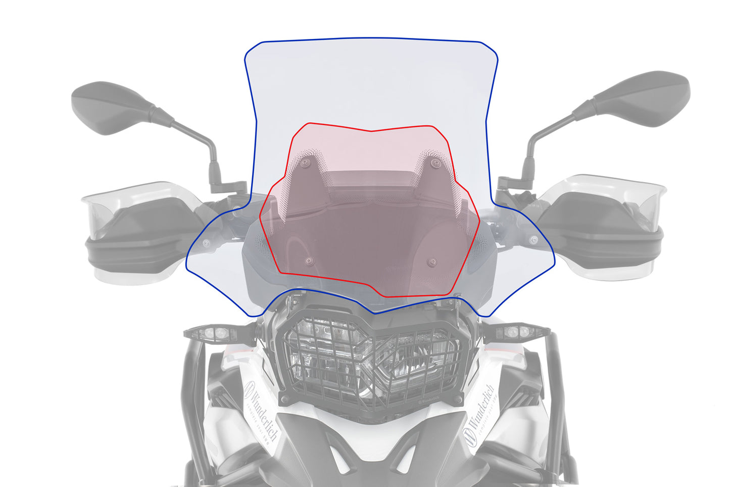 Windshield Classic para BMW 750/850/800 GS