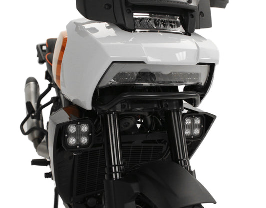 Base de Luces Exploradoras Bajas en Harley Pan America 1250