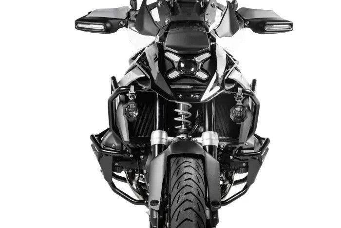 Defensa Alta Negra para BMW R 1300 GSA con Defensa Baja OEM
