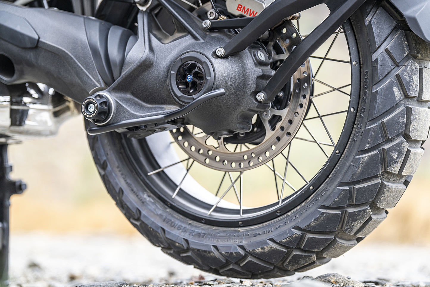 Slider de Eje Trasero (Cardán) con Barra de Protección para BMW R 1300 GS/GSA