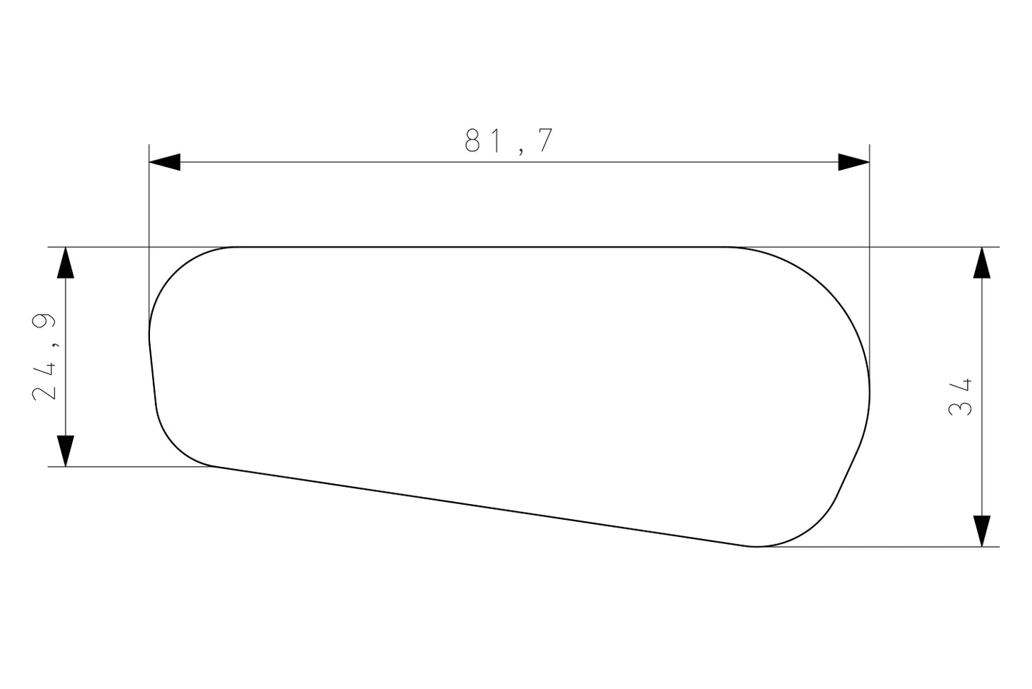 Extensión de Pata Lateral para BMW R 1250 RT