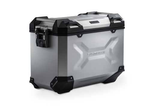 Maleta Lateral Trax Adv de 45 Litros: Izquierda Plata