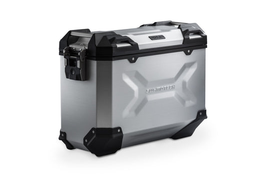 Maleta Lateral Trax Adv de 37 Litros: Izquierda Plata