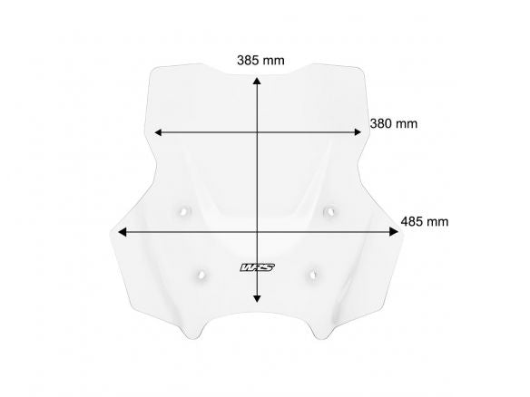 Windshield Touring Plus para BMW R 1300 GSA con Radar: Transparente
