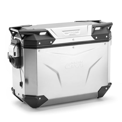 Maleta Lateral EVO Plata: 37 Litros (Izquierda)