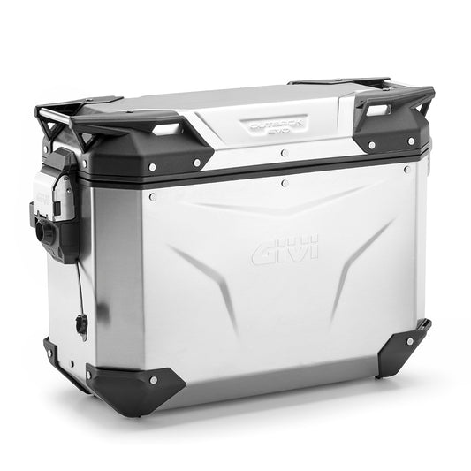 Maleta Lateral EVO Plata: 37 Litros (Izquierda)