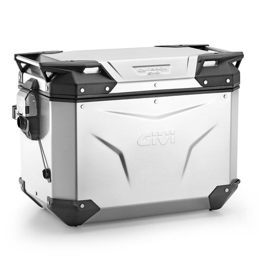 Maleta Lateral EVO Plata: 48 Litros (Izquierda)