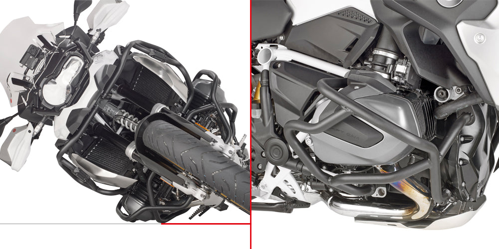 Defensa de Motor Negro para BMW R 1250 GS